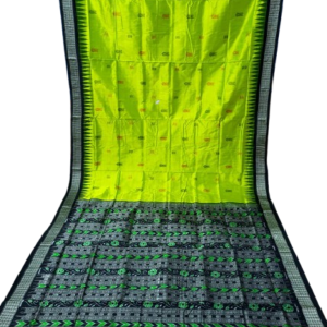 Sambalpuri Bomkai Pure Silk Saree with Matching Blouse Piece