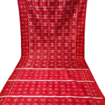 HANDMADE KHANDUA MULBERRY SILK (PATA) SAREE