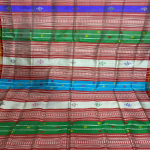 Double Aanchaal Berhampuri Silk Saree with Blouse Piece