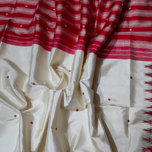 Double Aanchal Berhampuri Silk Saree