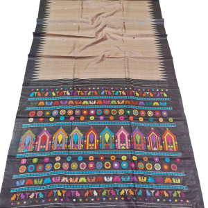 Fine Tussar Dolabedi Silk Saree