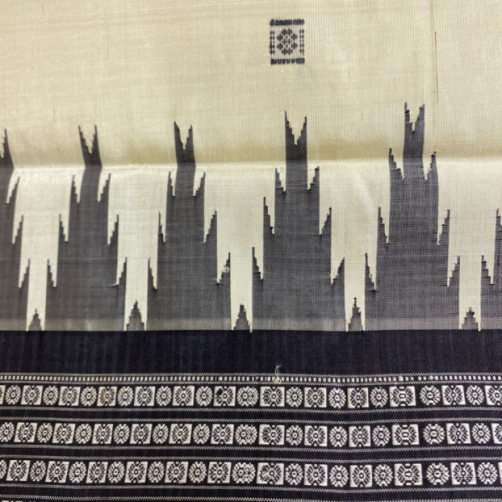 Double Pallu Berhampuri Silk Saree