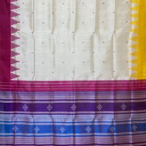 Berhampuri Double Palla Silk Saree