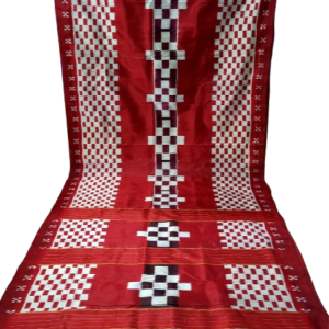 HANDMADE KHANDUA MULBERRY SILK (PATA) SAREE