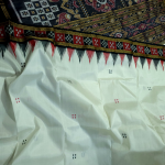 HANDMADE KHANDUA MULBERRY SILK (PATA) SAREE