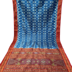 HANDMADE KHANDUA MULBERRY SILK (PATA) SAREE