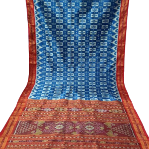 HANDMADE KHANDUA MULBERRY SILK (PATA) SAREE