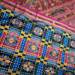 HANDMADE KHANDUA MULBERRY SILK (PATA) SAREE