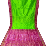 Sambalpuri Bandha Half Tissue Silk Saree with Blouse Piece