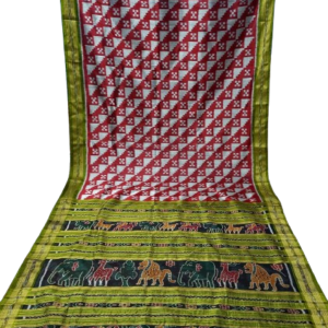 HANDMADE KHANDUA MULBERRY (SILK) PATA SAREE