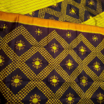 HANDMADE KHANDUA MULBERRY SILK (PATA) SAREE