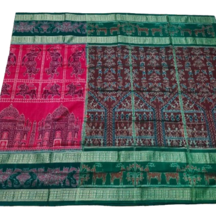 Sambalpuri Cotton Double Ikkat/ Bandha Sarees
