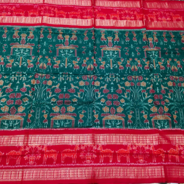Sambalpuri Cotton Double Ikkat/ Bandha Sarees
