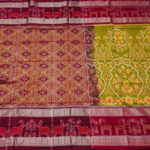 Sambalpuri Cotton Double Ikkat/ Bandha Sarees