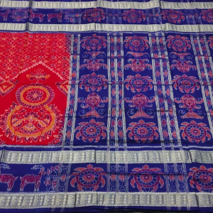 Sambalpuri Cotton Double Ikkat/ Bandha Sarees