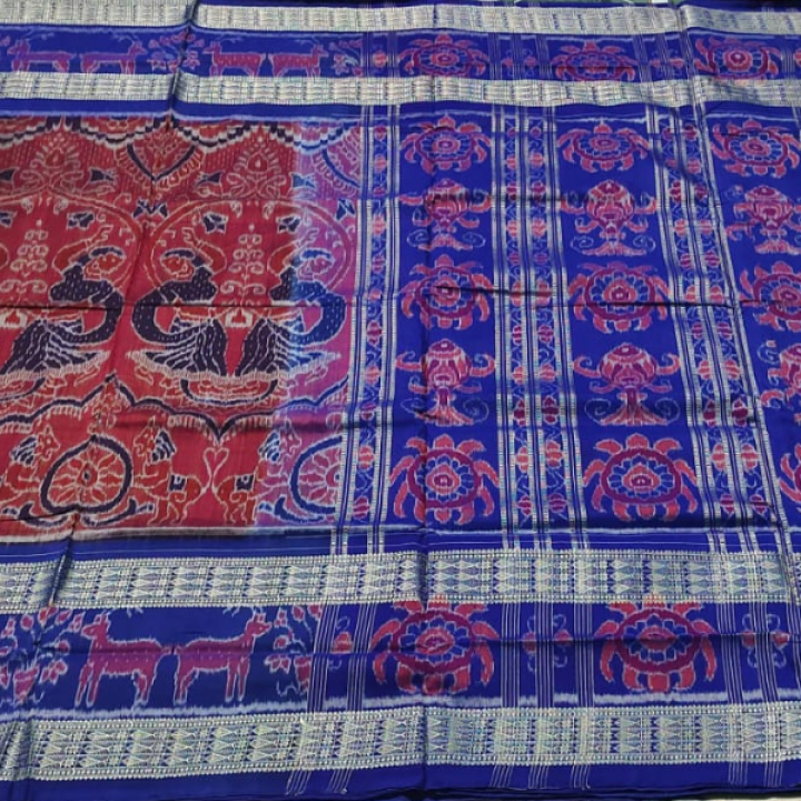 Sambalpuri Cotton Double Ikkat/ Bandha Sarees