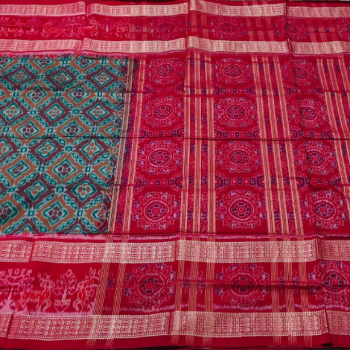 Sambalpuri Cotton Double Ikkat/ Bandha Sarees