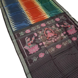 Tricolor Fine / Pure Tassar Silk Saree