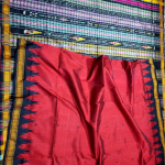 Berhampuri SINGLE PALLU Silk Saree