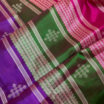 Berhampuri Double Palla Silk Saree
