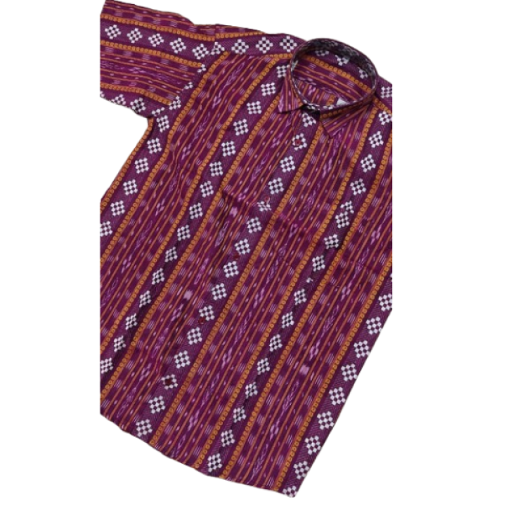 Sambalpuri Cotton Half Sleeve Shirts for Men