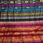 Double Aanchaal Berhampuri Silk Saree with Blouse Piece