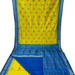 Sambalpuri Bomkai Pure Silk Saree with Matching Blouse Piece