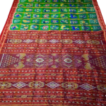 HANDMADE KHANDUA MULBERRY SILK(PATA) SAREE