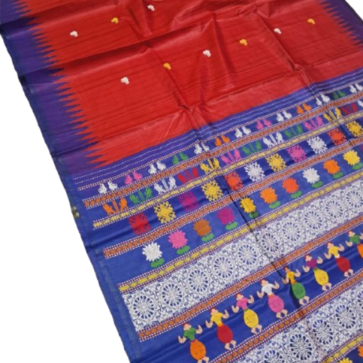 Fine Tussar NARTAKI Silk Saree