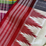 Double Pallu Berhampuri Silk Saree