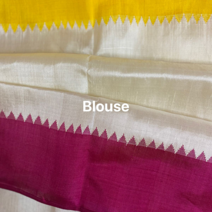 Berhampuri Double Palla Silk Saree