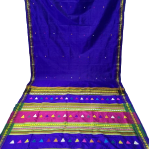 HANDMADE KHANDUA MULBERRY SILK (PATA) SAREE
