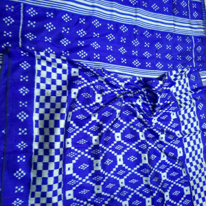 HANDMADE KHANDUA MULBERRY SILK (PATA) SAREE