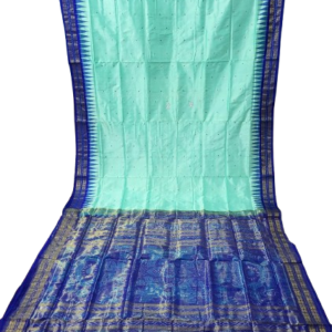 Sambalpuri Bandha Half Tissue Silk Saree with Blouse Piece