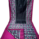 HANDMADE KHANDUA MULBERRY SILK (PATA) SAREE