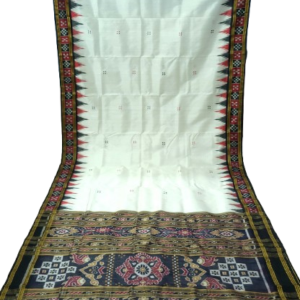 HANDMADE KHANDUA MULBERRY SILK (PATA) SAREE