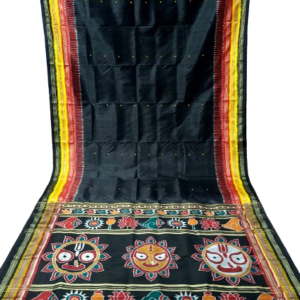 HANDMADE KHANDUA MULBERRY SILK (PATA) SAREE