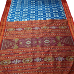 HANDMADE KHANDUA MULBERRY SILK (PATA) SAREE