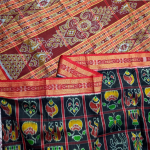 HANDMADE KHANDUA MULBERRY SILK(PATA) SAREE