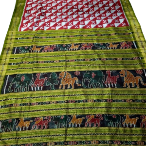 HANDMADE KHANDUA MULBERRY (SILK) PATA SAREE