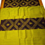 HANDMADE KHANDUA MULBERRY SILK (PATA) SAREE
