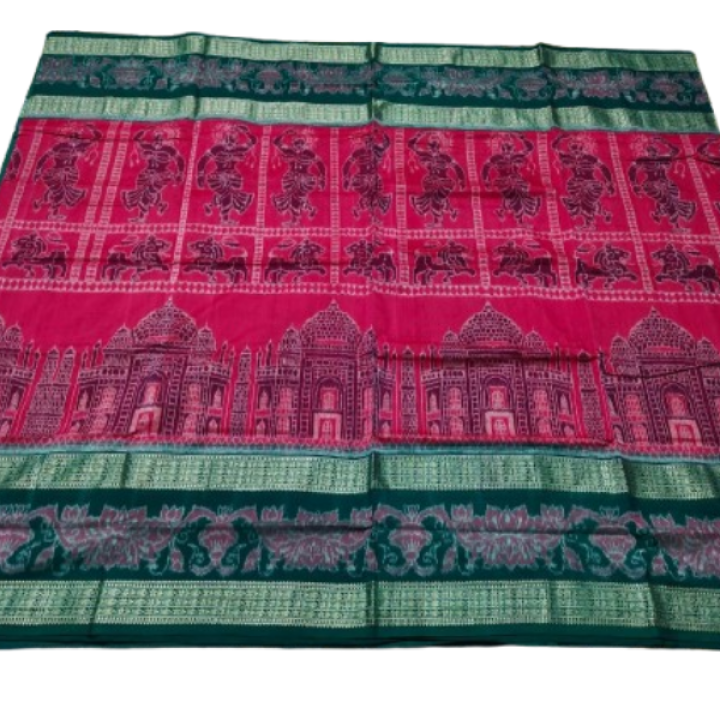 Sambalpuri Cotton Double Ikkat/ Bandha Sarees