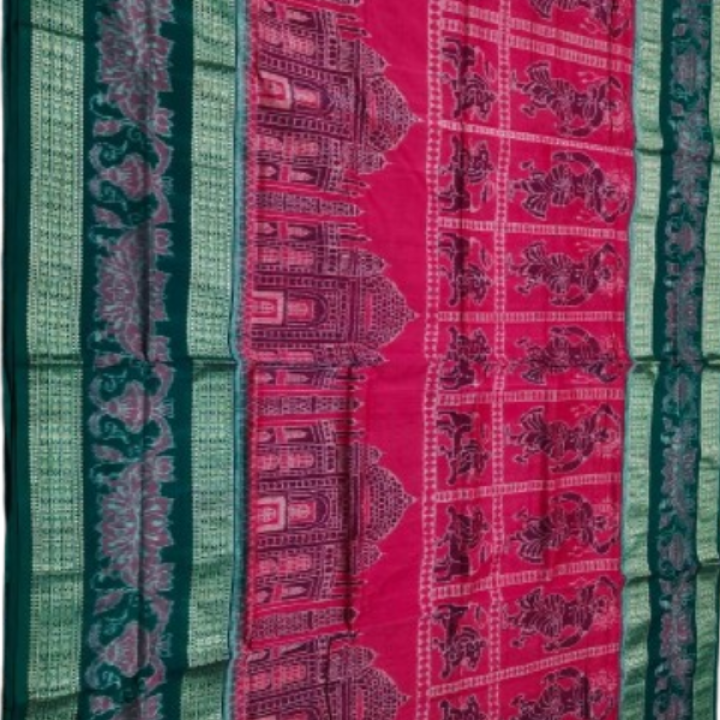 Sambalpuri Cotton Double Ikkat/ Bandha Sarees