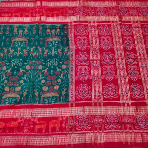 Sambalpuri Cotton Double Ikkat/ Bandha Sarees
