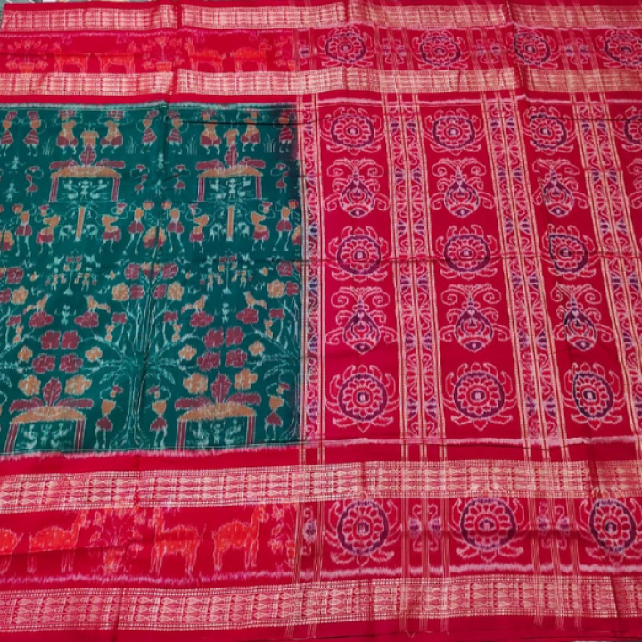 Sambalpuri Cotton Double Ikkat/ Bandha Sarees