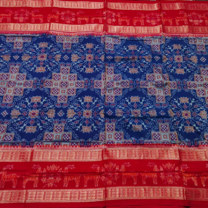 Sambalpuri Cotton Double Ikkat/ Bandha Sarees