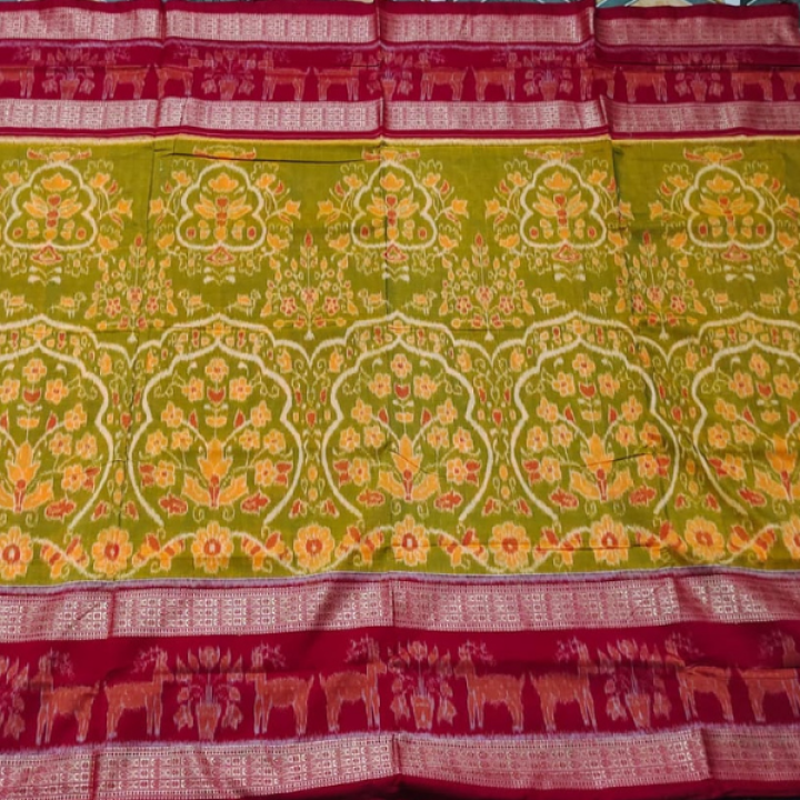 Sambalpuri Cotton Double Ikkat/ Bandha Sarees