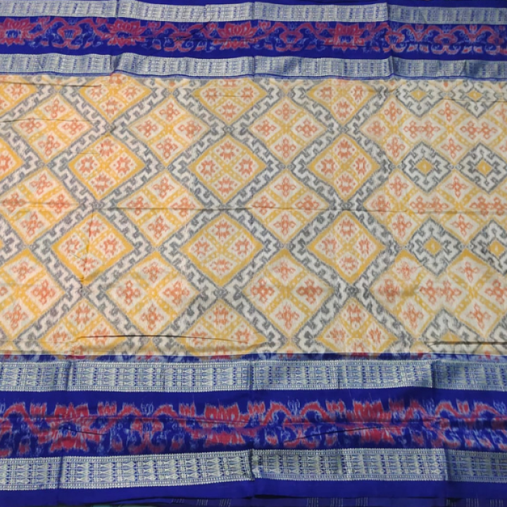 Sambalpuri Cotton Double Ikkat/ Bandha Sarees