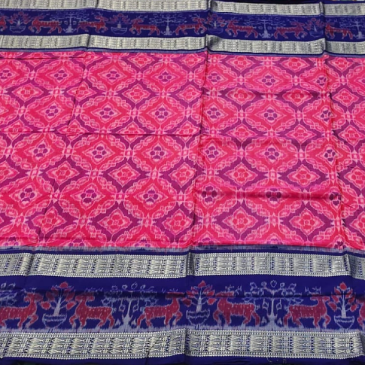 Sambalpuri Cotton Double Ikkat/ Bandha Sarees