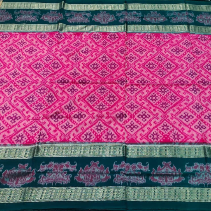 Sambalpuri Cotton Double Ikkat/ Bandha Sarees